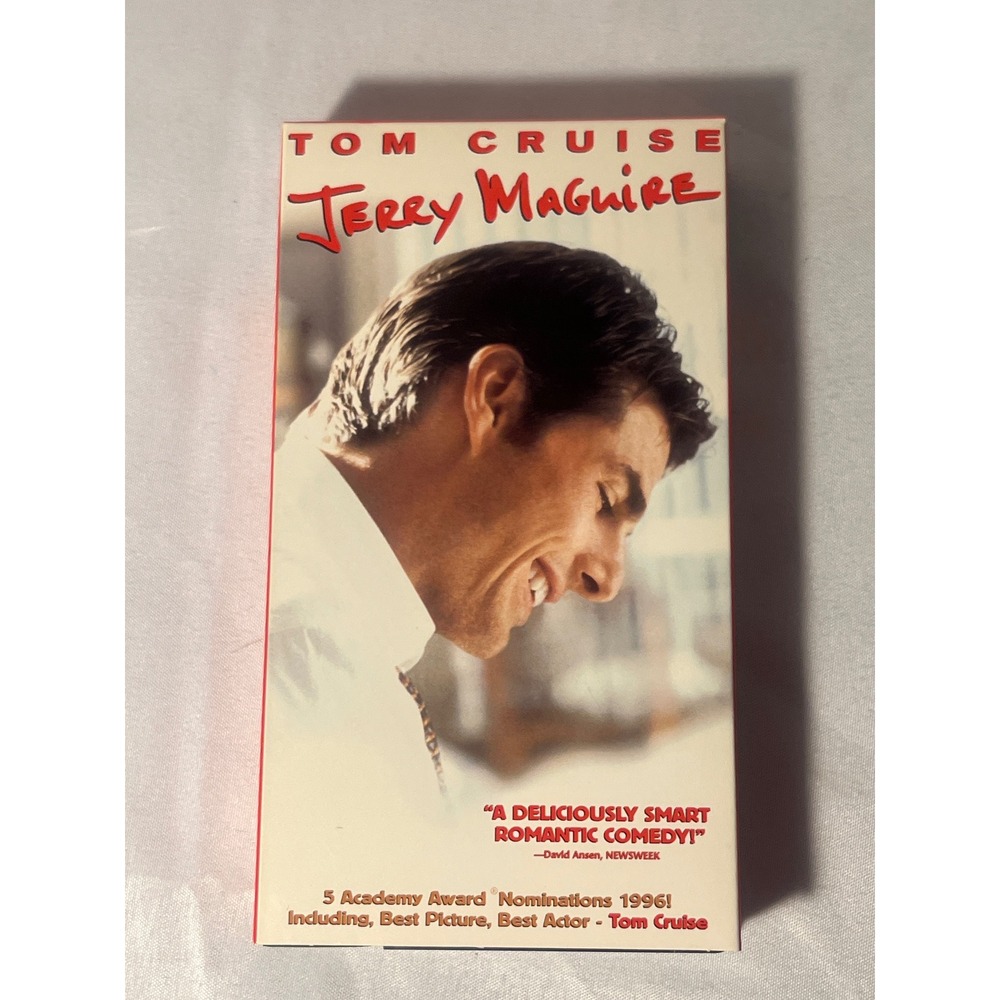 Jerry‎ Maguire Tom Cruise VHS Movie 1996 Columbia TriStar Home Video Rated PG13